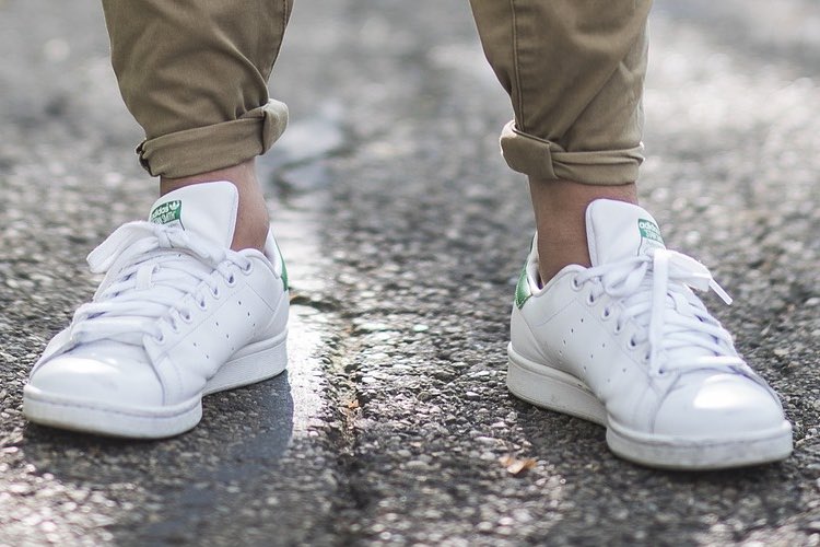 adidas stan smith with chinos