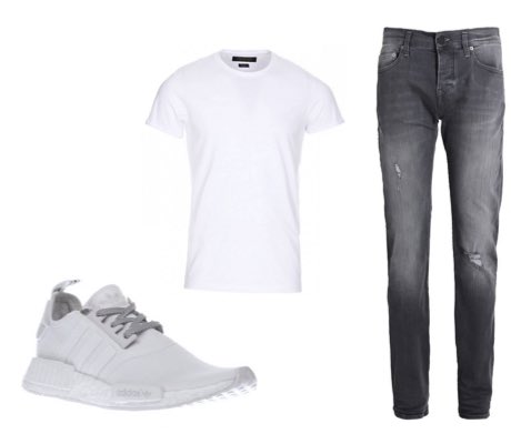 adidas white jeans