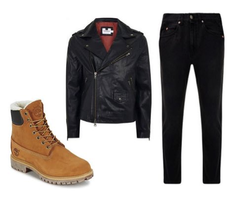 black jeans with timberland boots