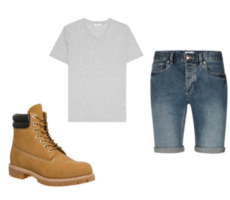 timberland boots with shorts outfit