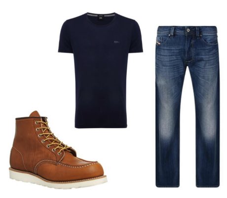red wing boot outfit