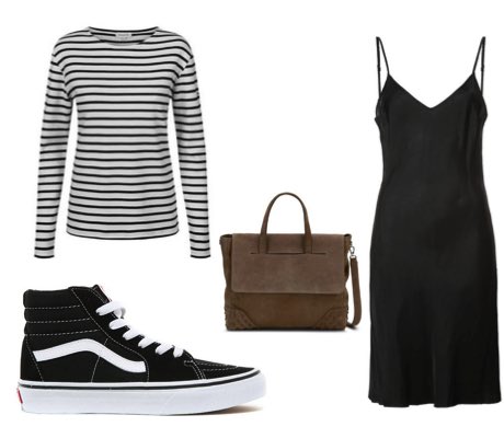 cute outfits with black vans