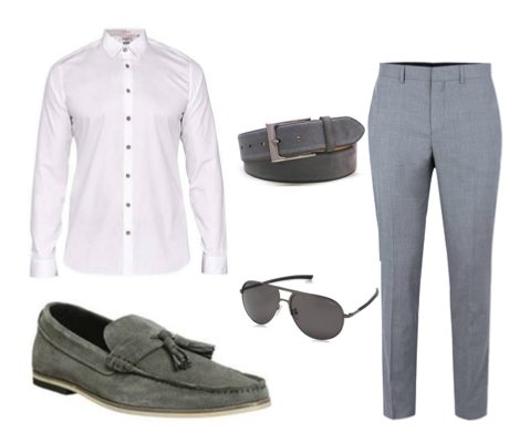 mens grey summer suit