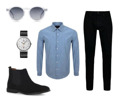 jeans shirt mens outfit