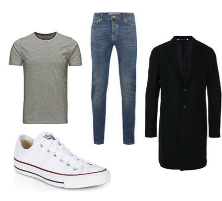 outfits with white converse guys