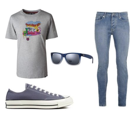 converse and jeans outfit mens
