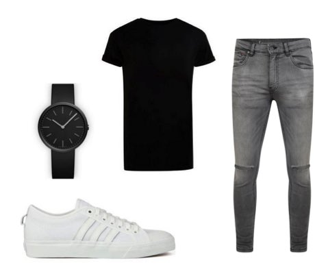 black and grey jeans mens