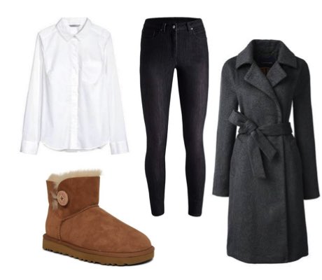 chestnut ugg boots outfit