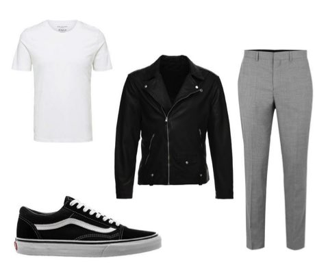 outfits with black vans for guys