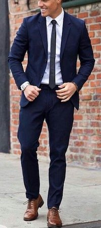 How To Wear A Navy Suit | 30 Blue Suit Outfit Ideas for Men