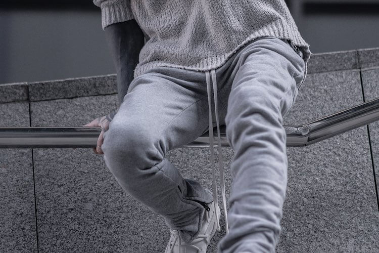 Grey Stretch Wool Jogger - Custom Fit Tailored Clothing